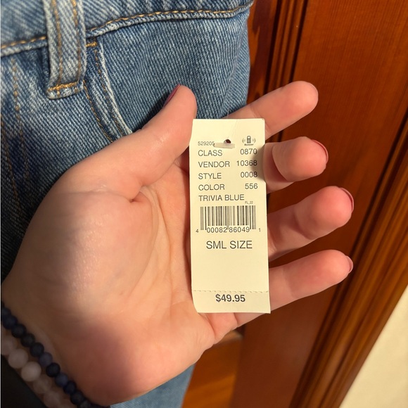 PACSUN Blue Denim Overall Mini Dress Women’s Size S - Picture 2 of 7